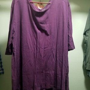 Purple sleeved tshirt
